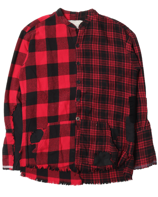 Reworked Mixed Materials Flannel