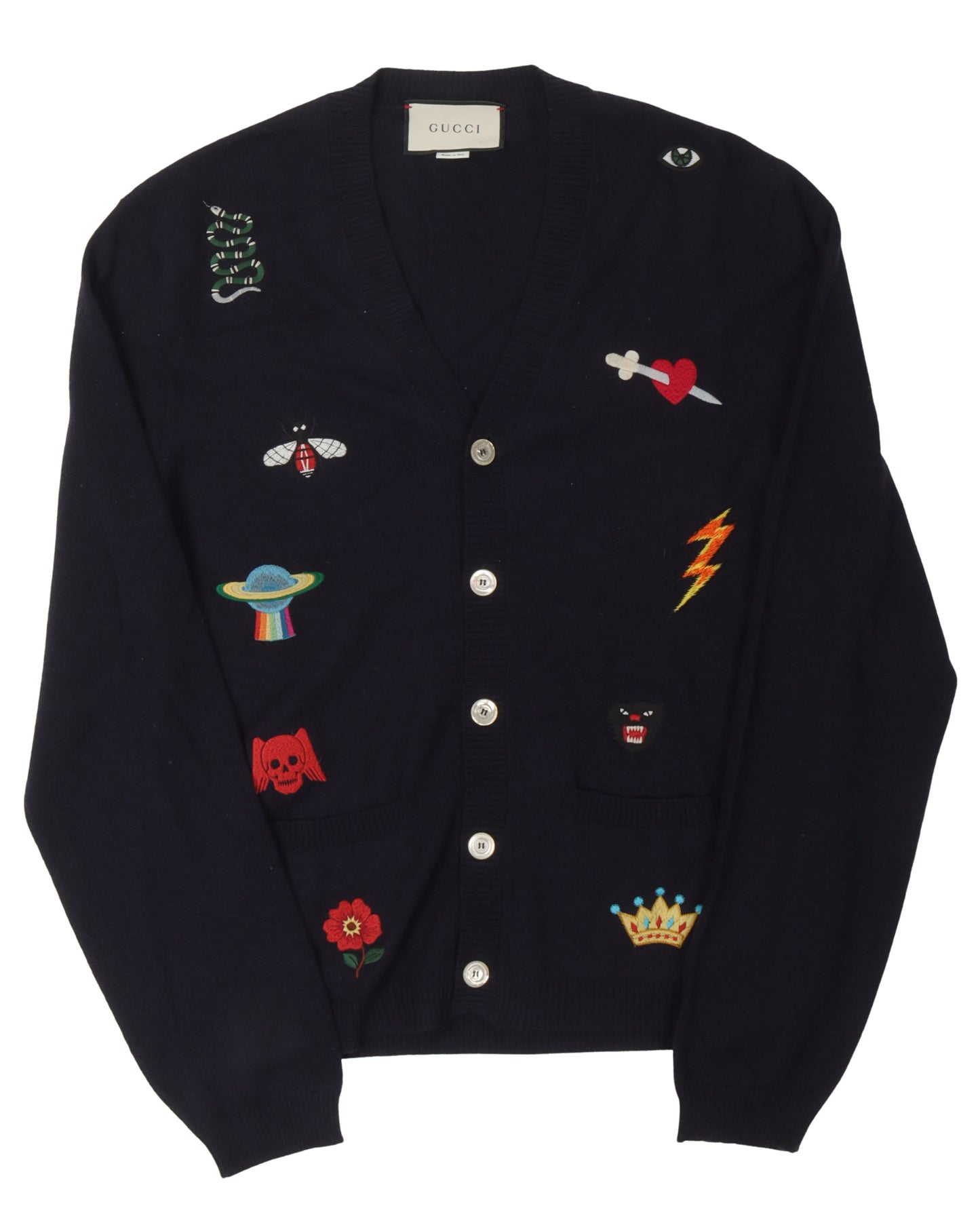 Embroidered Cardigan
