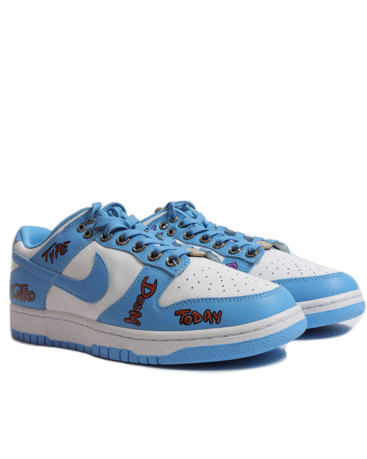Matty Boy Hand Painted Nike Dunk Low UNC