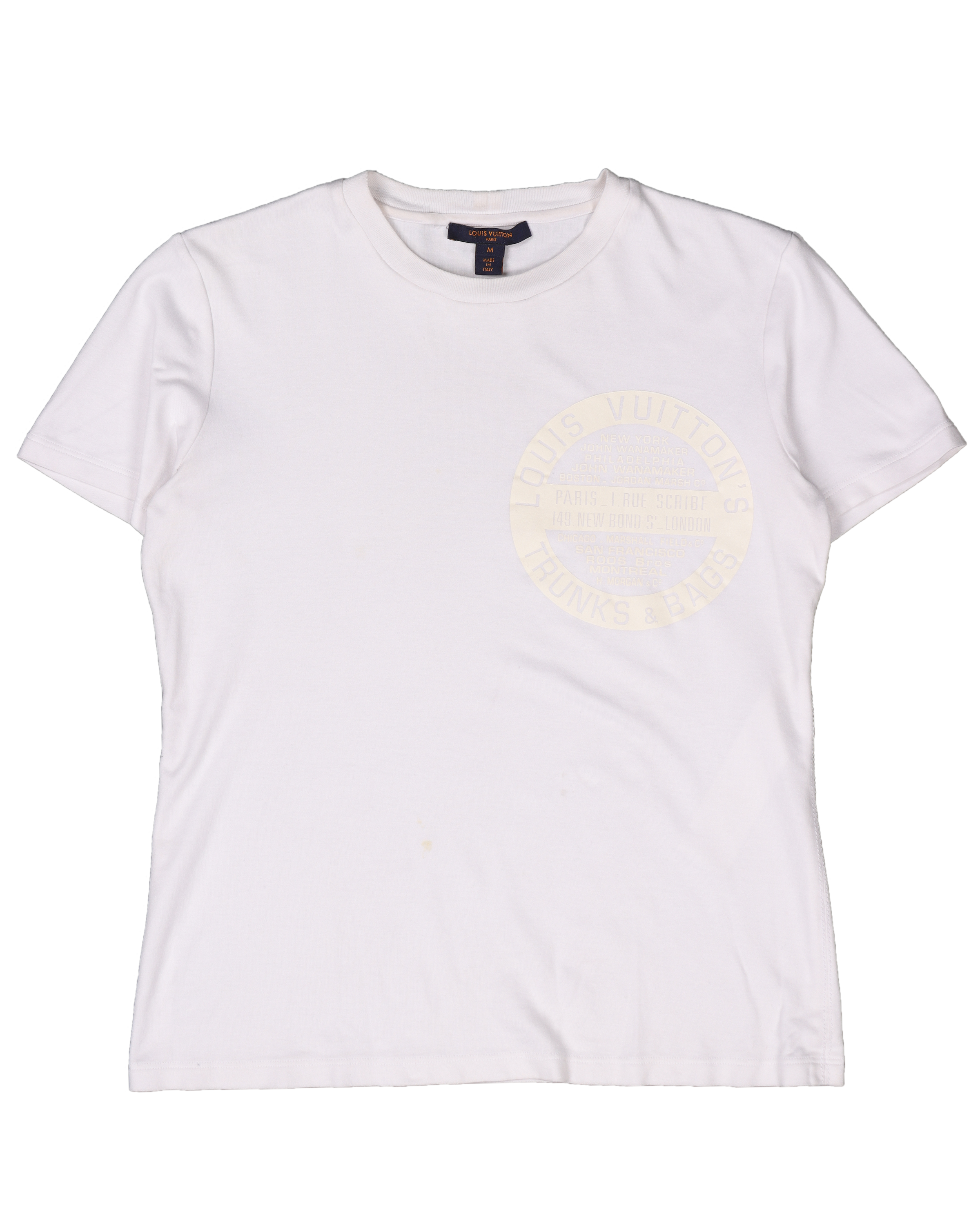 Louis Vuitton Black White Monogram T-shirt - Size Small