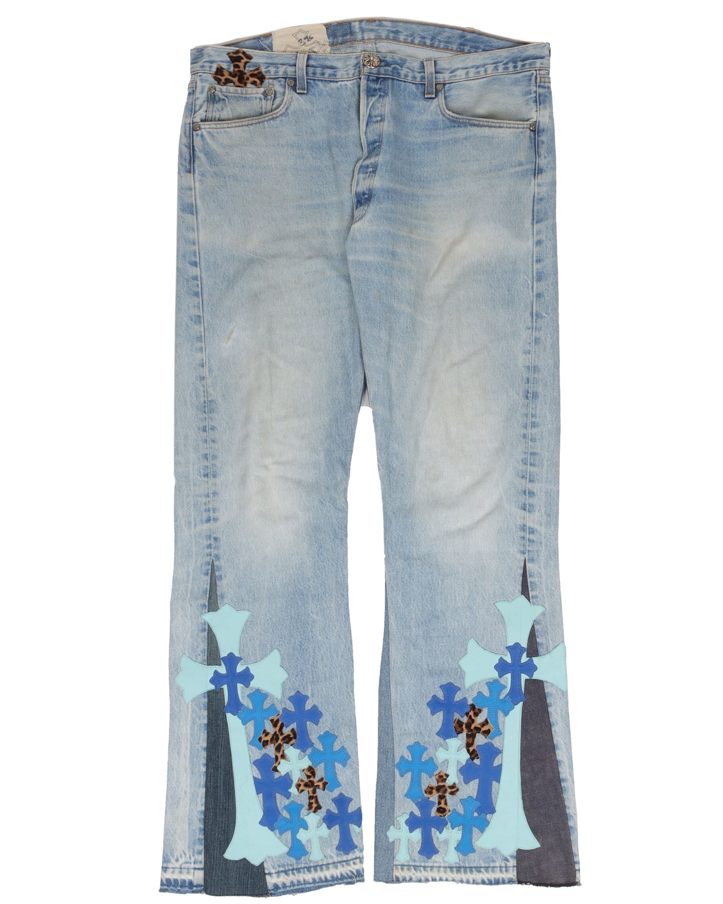 Gallery Dept. La Flare Levi's Cemetery Cross Patch Denim