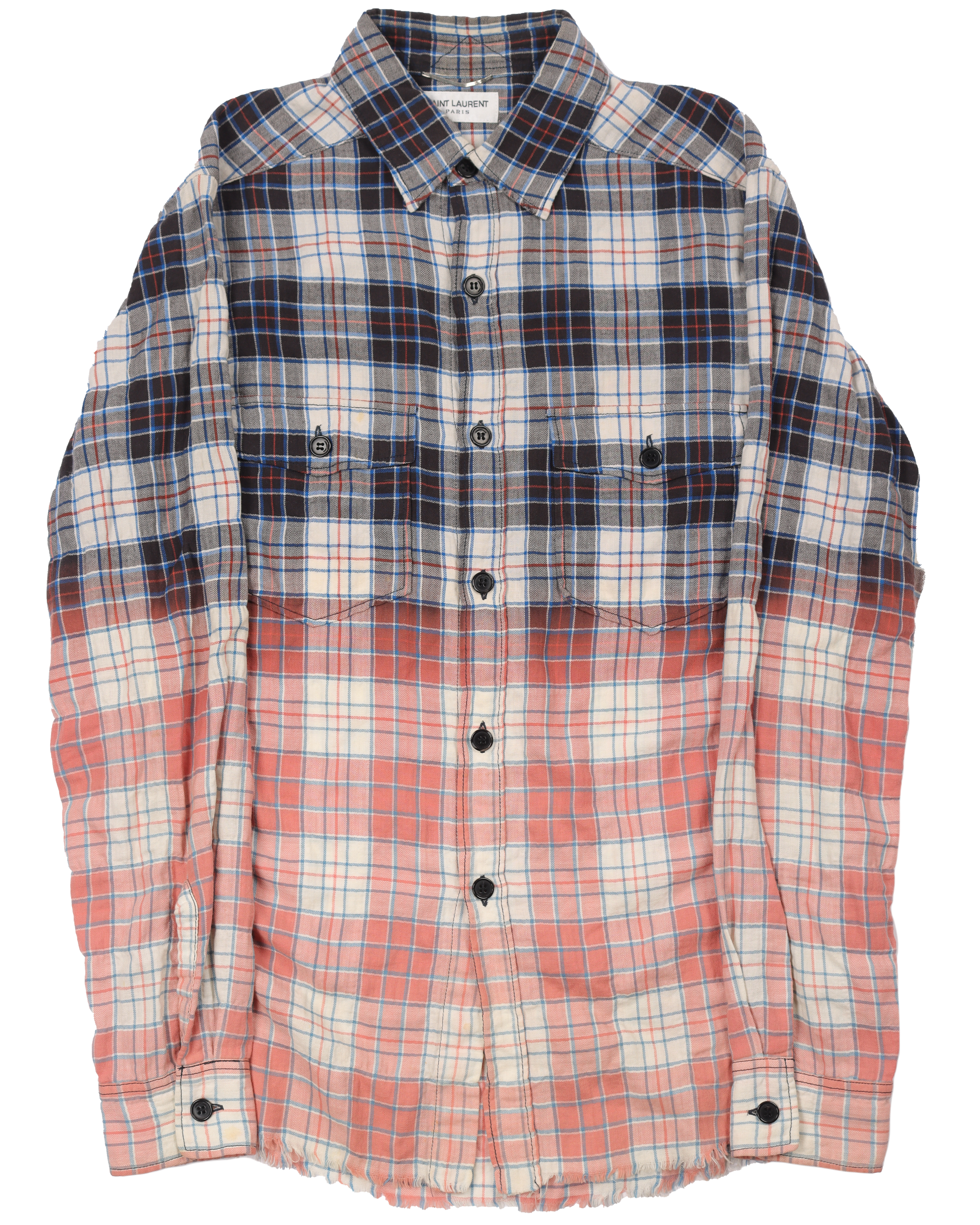 Saint laurent bleached flannel outlet
