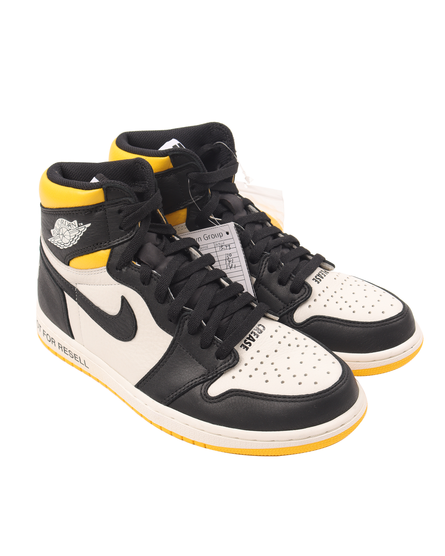 Retro High "Not for Resale" Varsity Maize