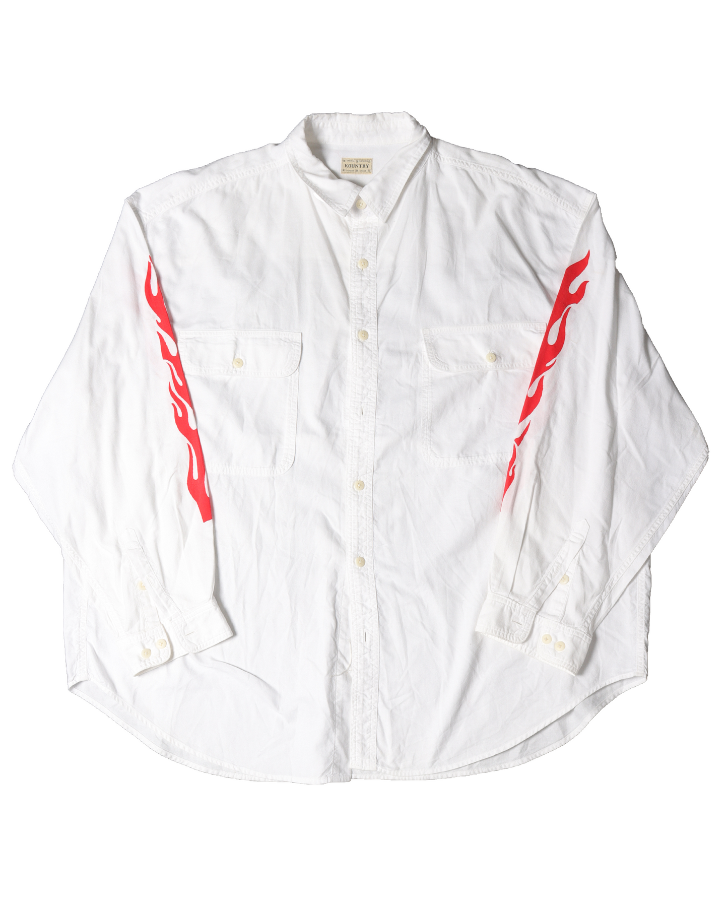 Flames Button Up Shirt