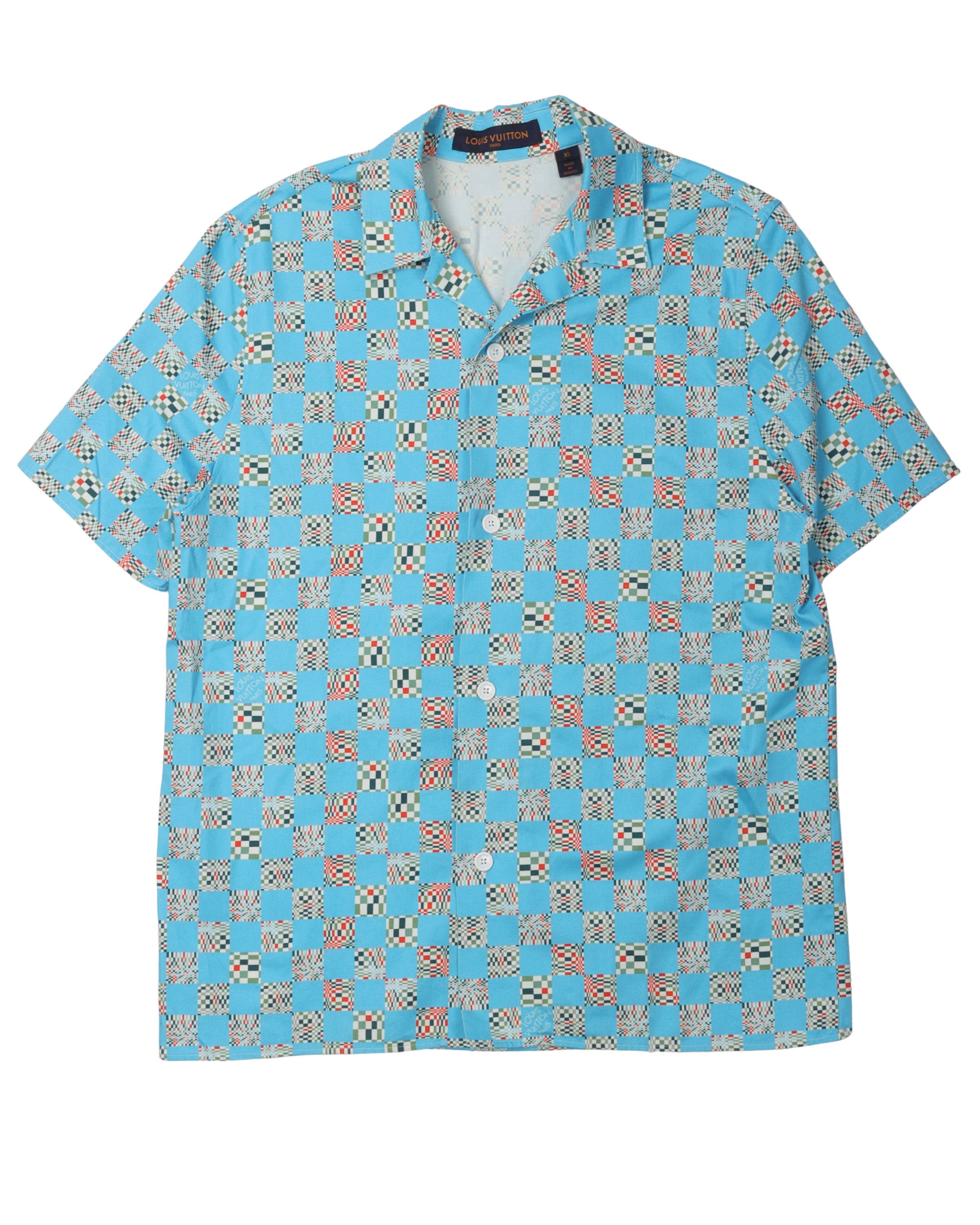 Louis Vuitton, Shirts, Mens Louis Vuitton Camp Collar Shirt