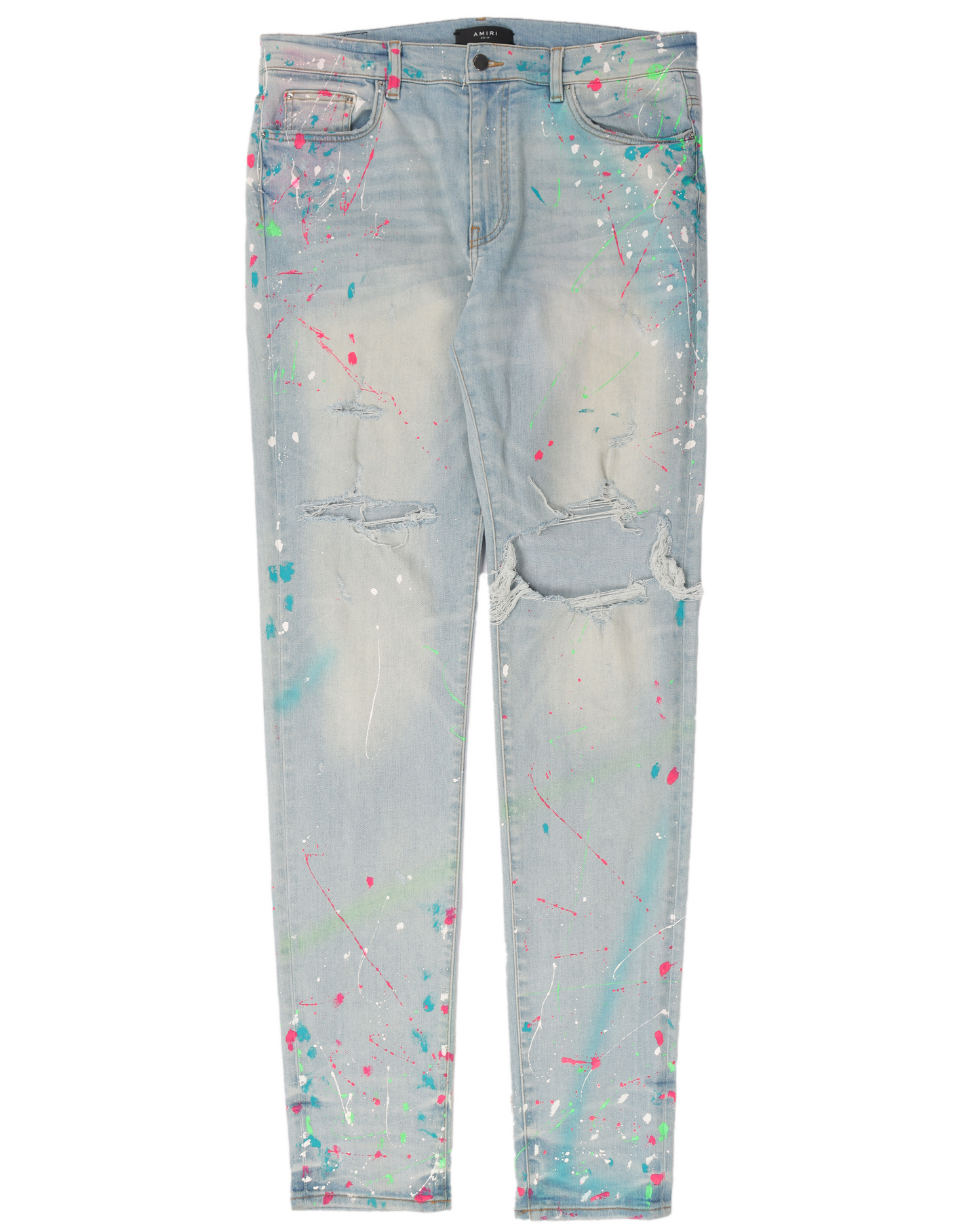 Paint Splatter Denim
