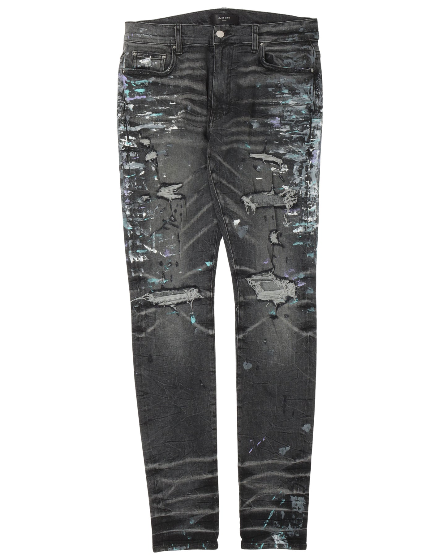 Splatter Paint Skinny Jeans
