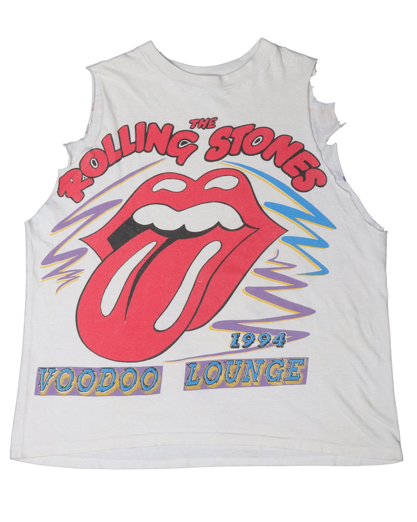 Rolling Stones 1994 Voodoo Lounge Tour Sleeveless T-Shirt