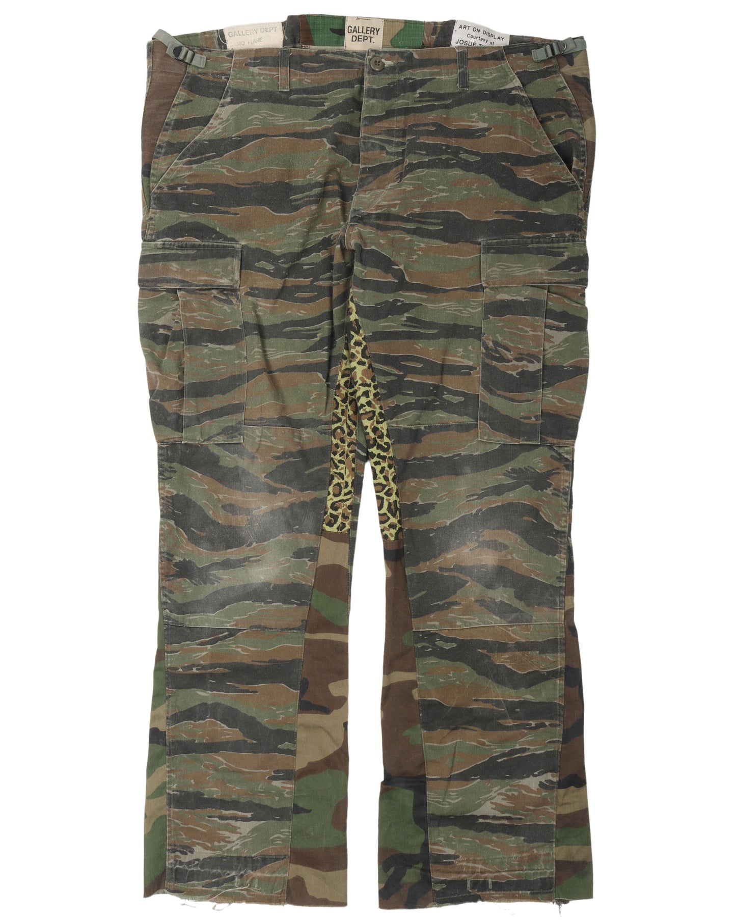 Unreleased Tiger Camo La Flare Cargo Pants