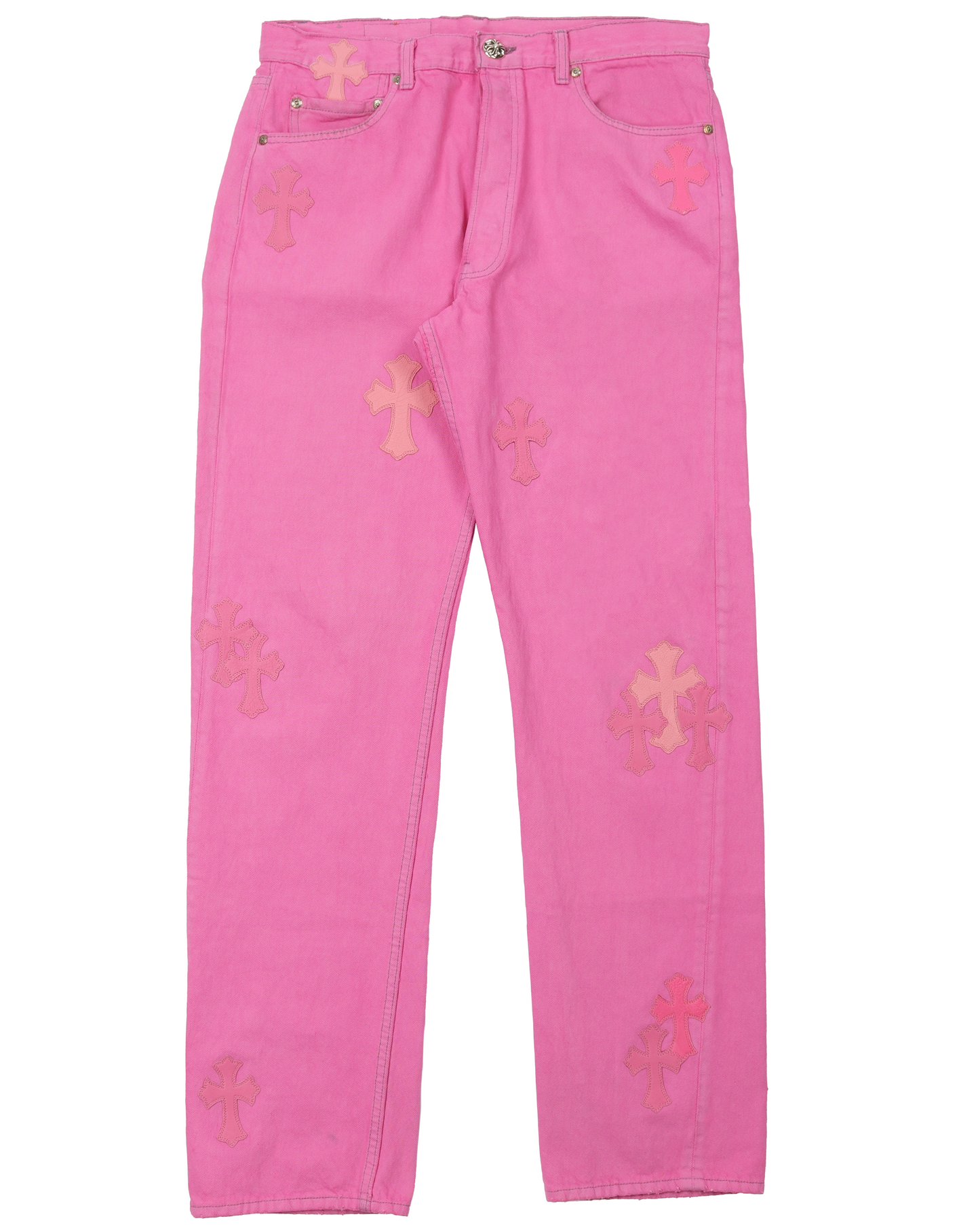 Levi's Cross Patch Denim Sex Records Neon Pink