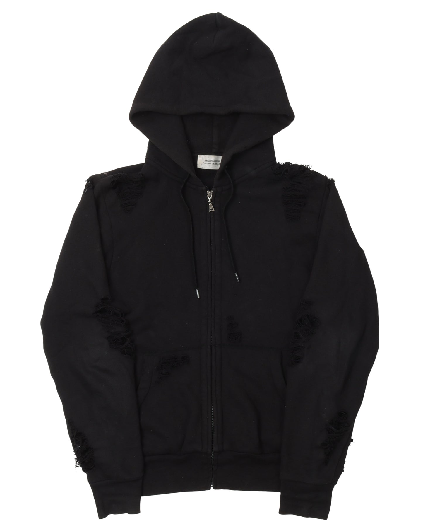 Hysteric Glamour Distressed Skull Hoodie