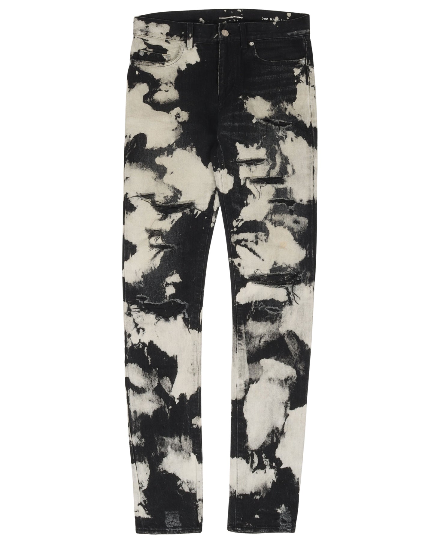 Distressed Tie Dye Jeans