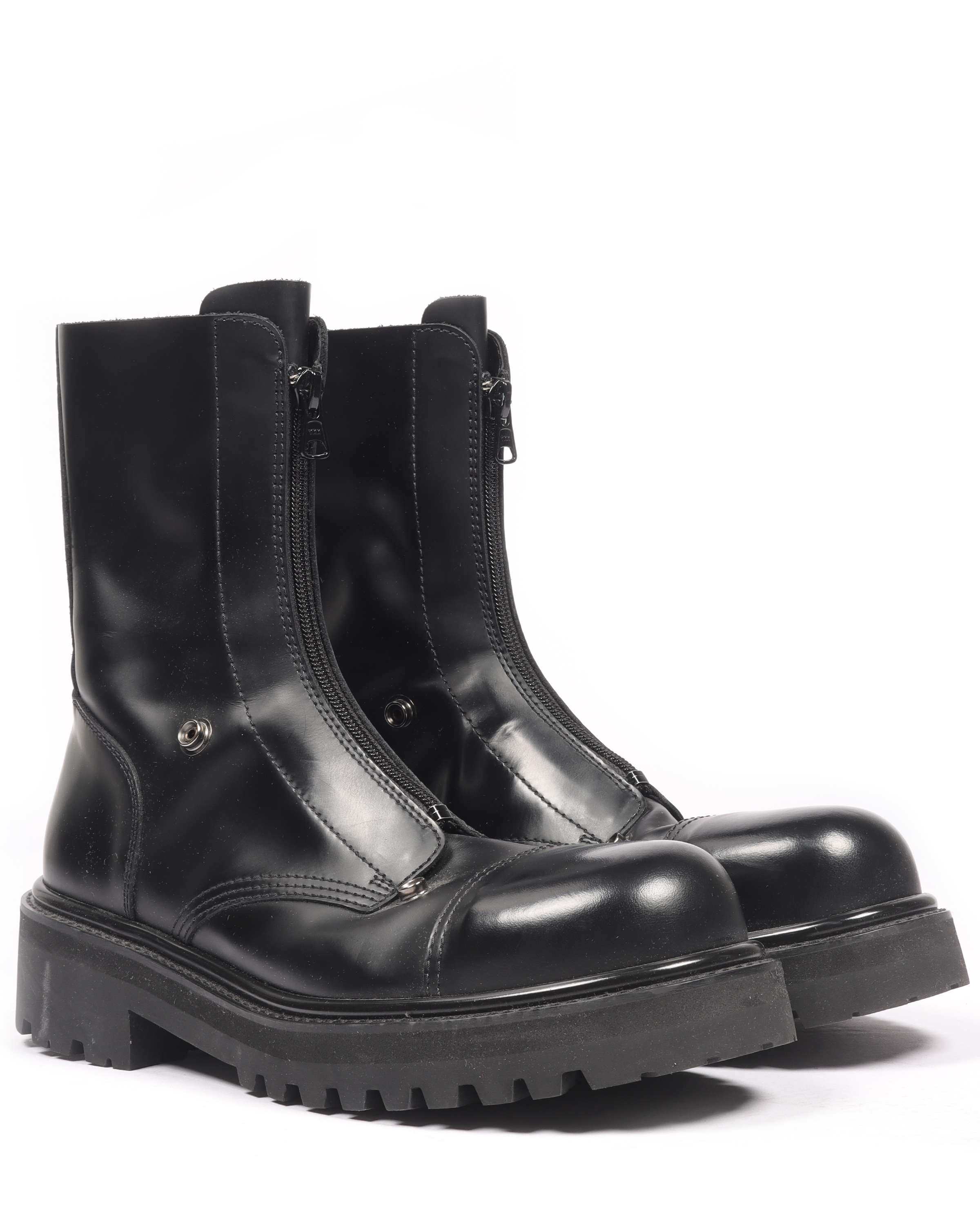 Vetements SS20 Front Zip Combat Boots
