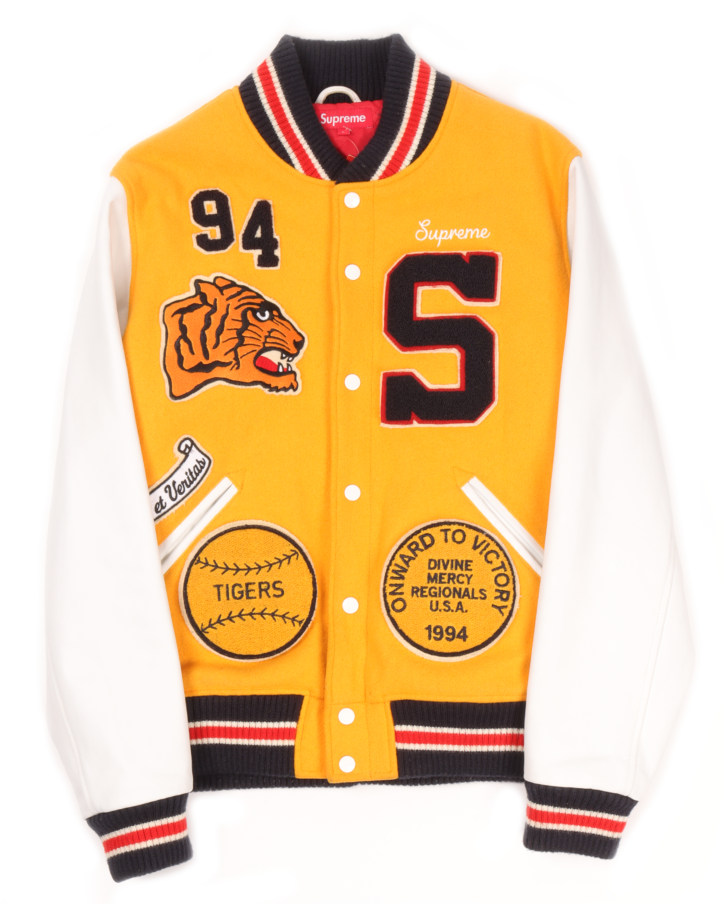 Supreme tiger varsity clearance jacket