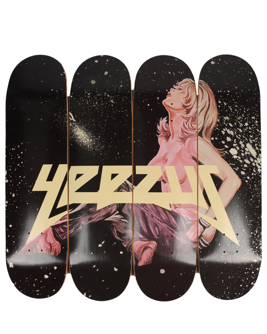 "YEEZUS" Skateboard Deck Set Sample by Wes Lang