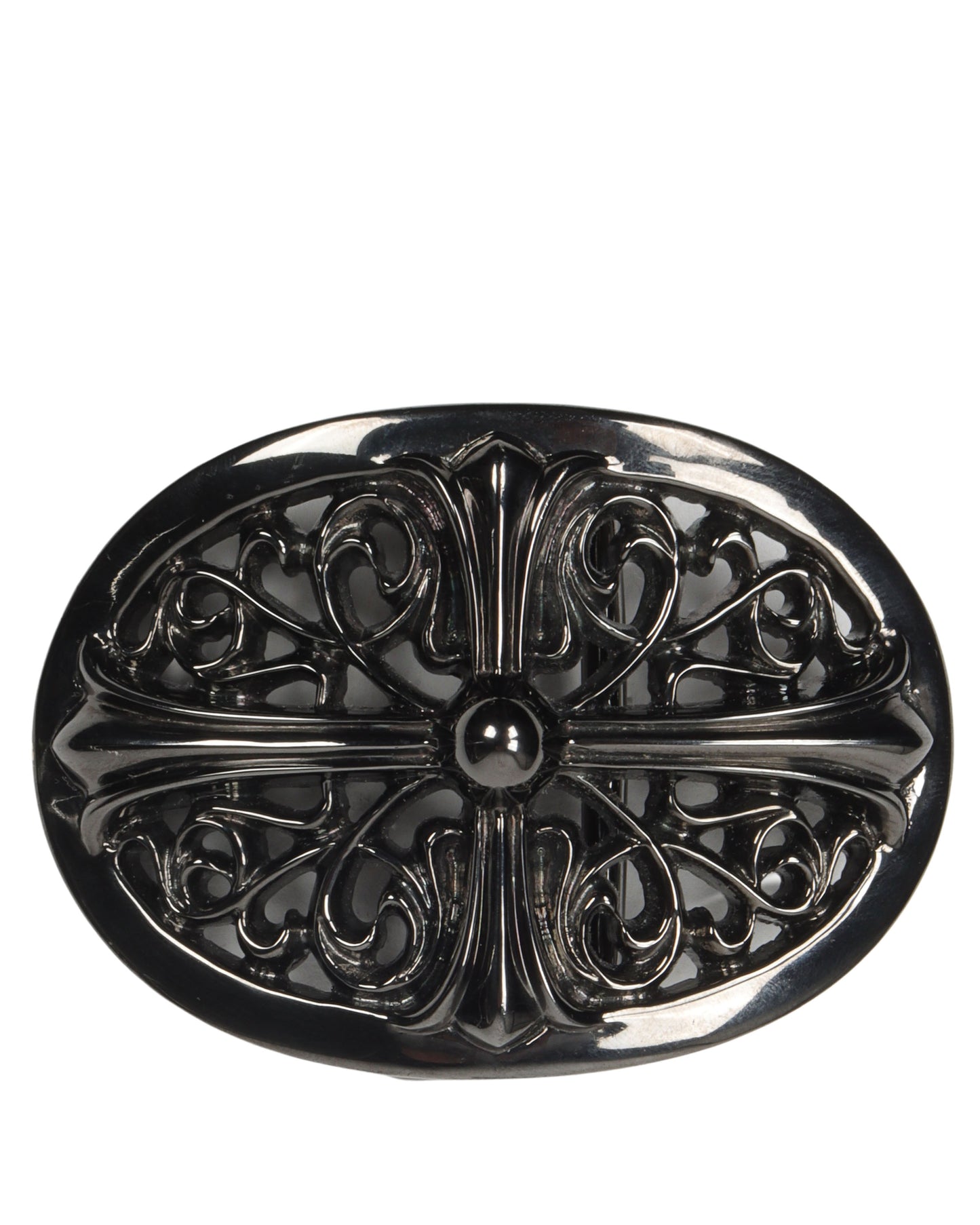 Black Silver Belt Buckle
