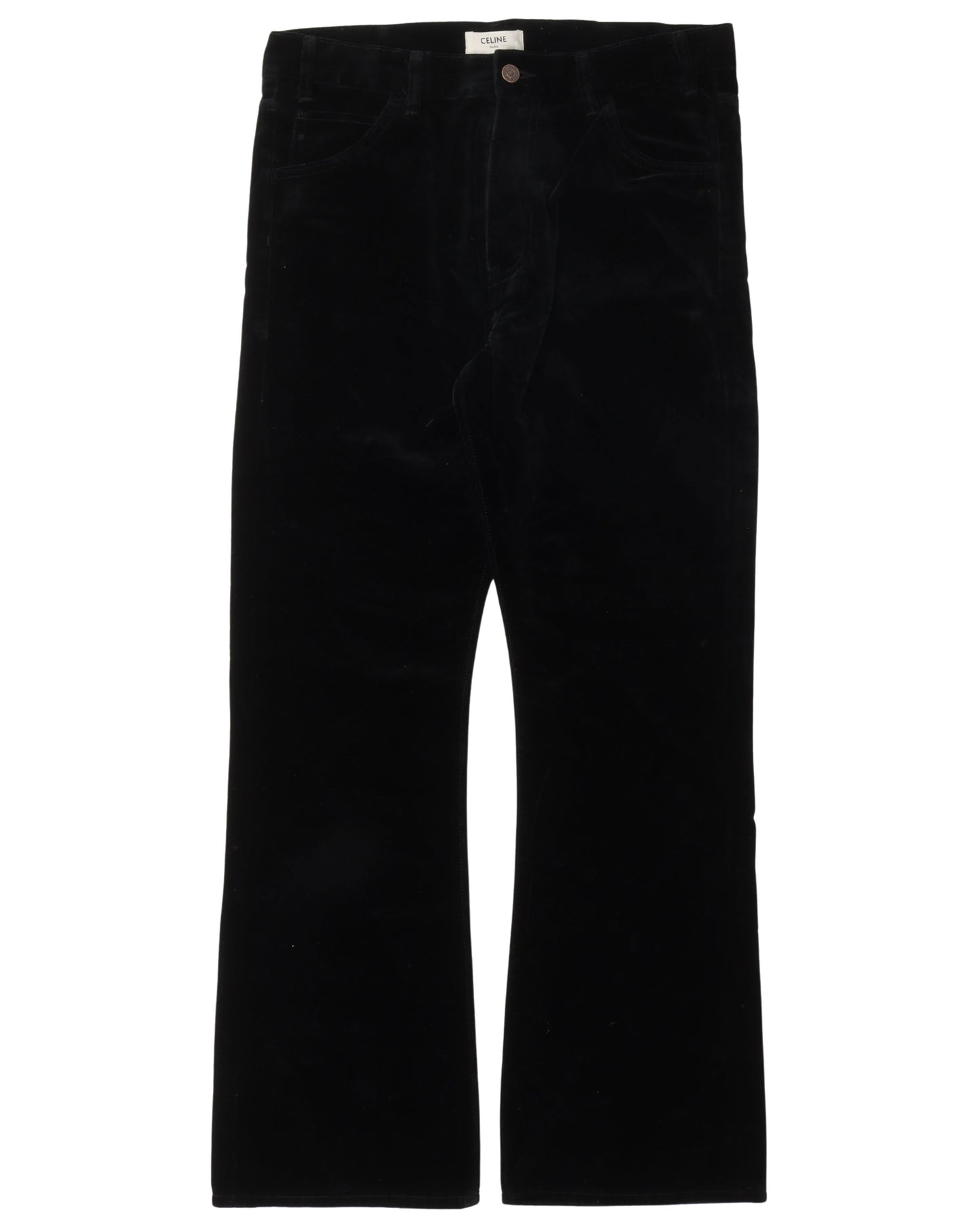 Flared Velour Pant