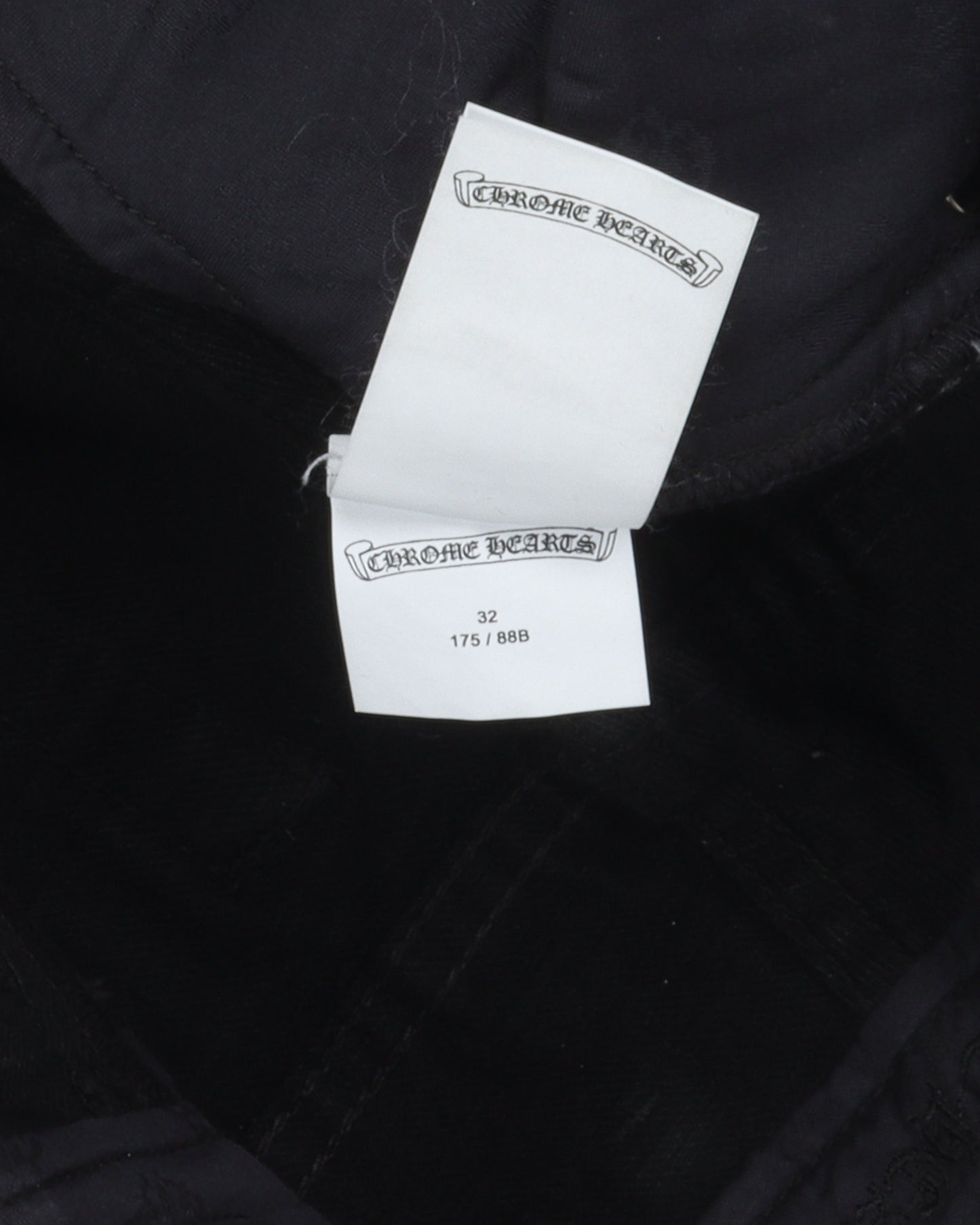 Checkered Cross Patch Fleur-Knee Jeans w/ 34 Cross Patches