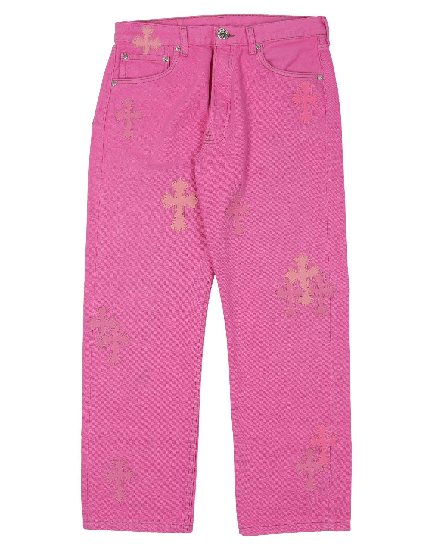 Levi's Cross Patch Denim Sex Records Neon Pink