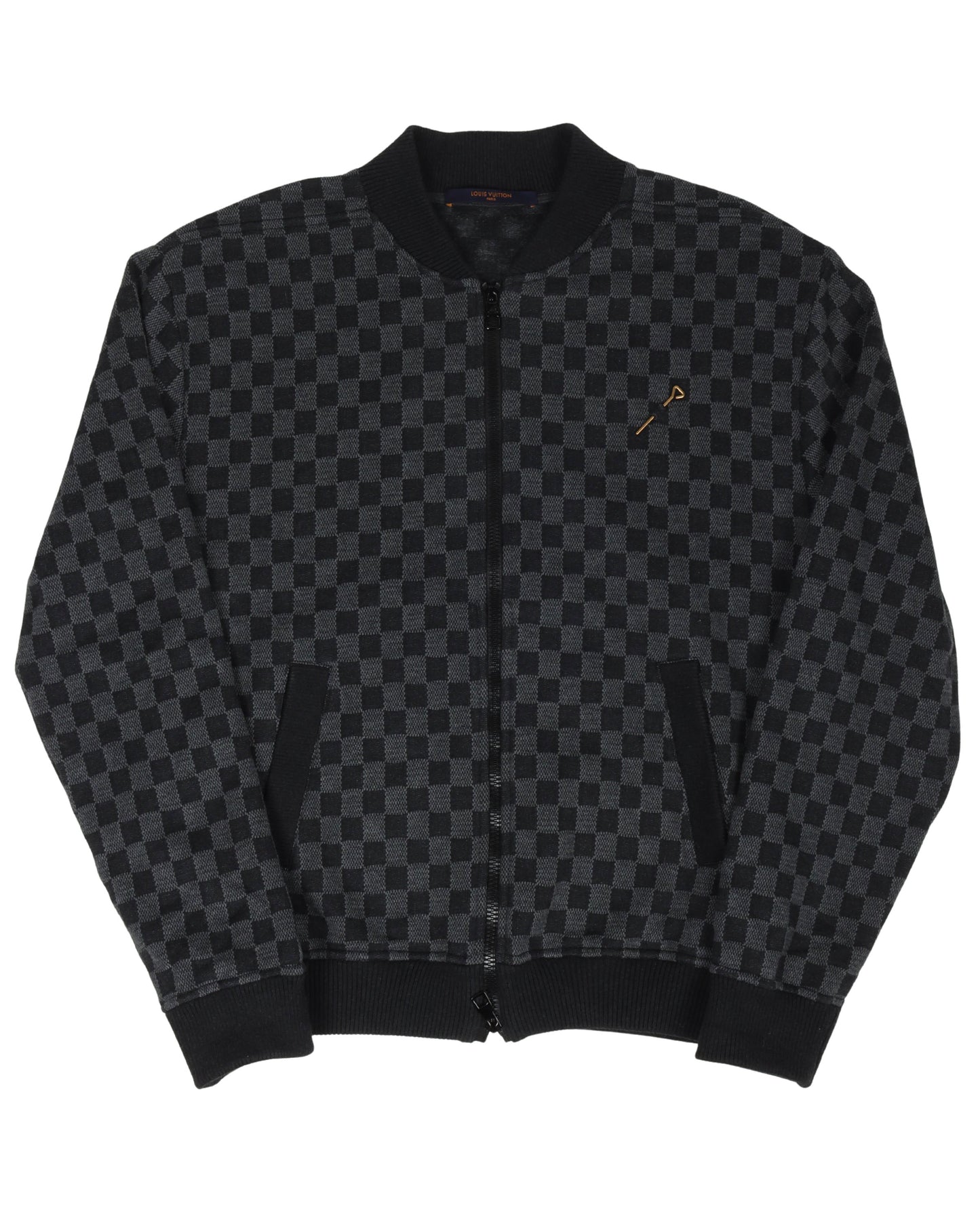Damier Jacquard Bomber Jacket