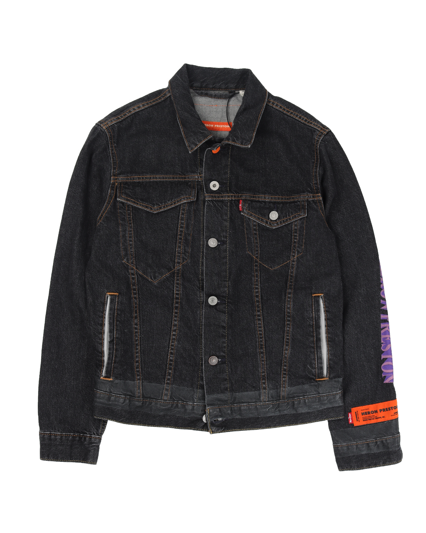 Graphic Print Denim Jacket