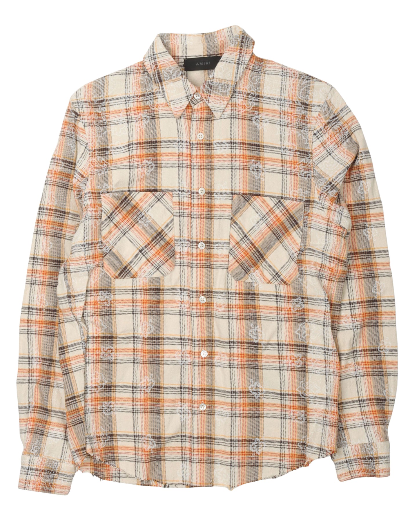 Bleach Bandana Plaid Shirt