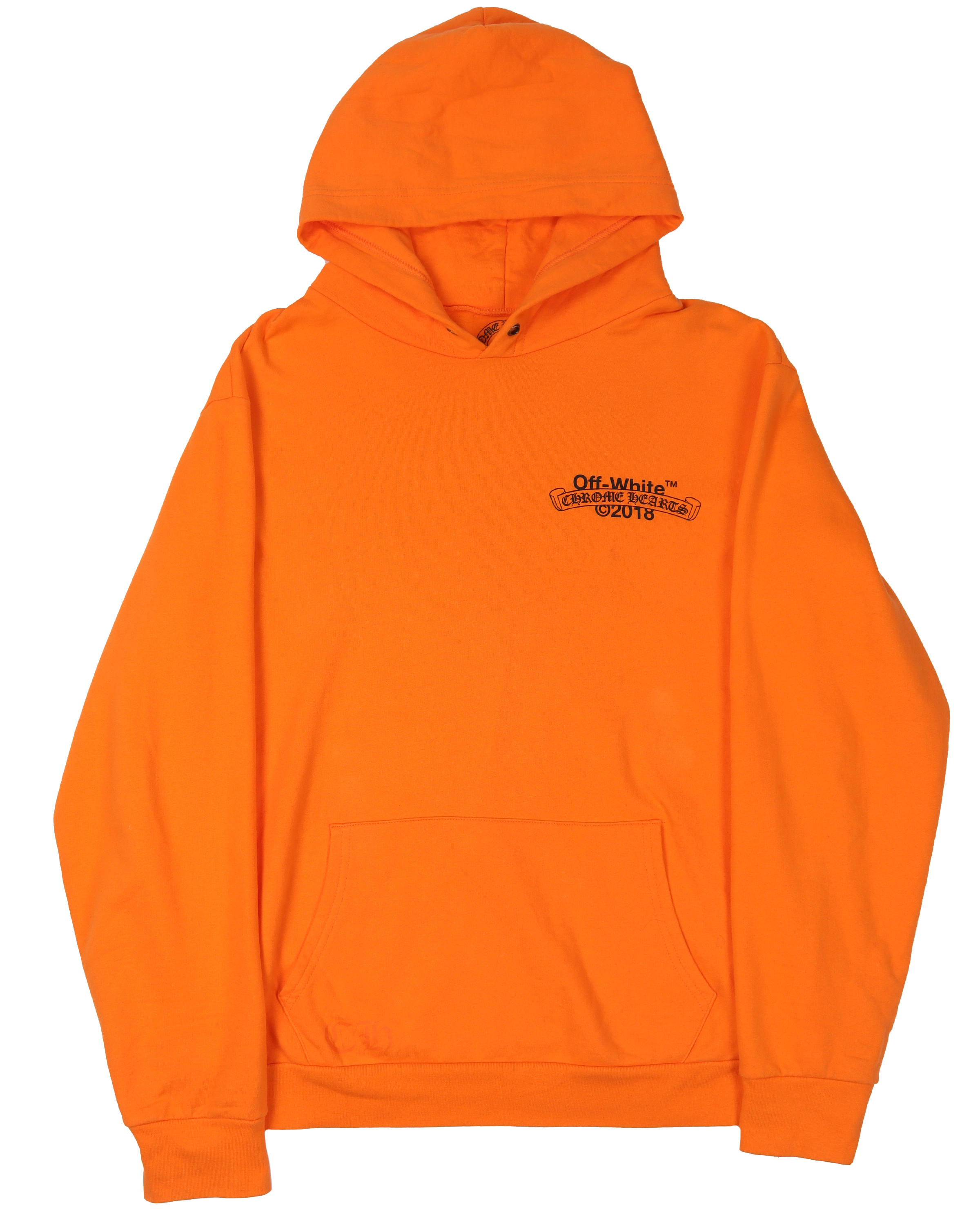 Off white x clearance chrome hearts hoodie