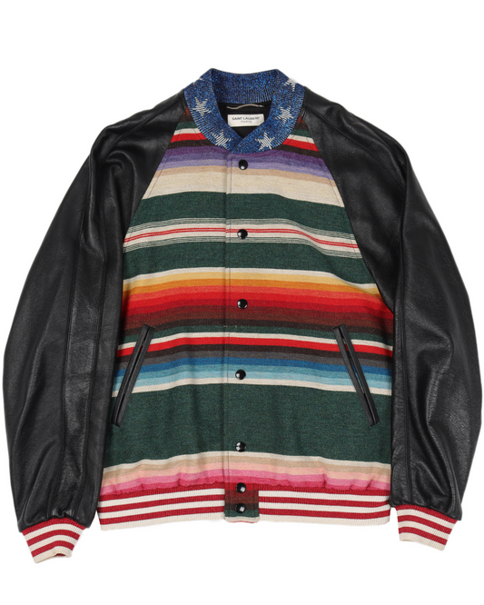 SS16 T-Rex Dinosaur Leather Bomber Jacket