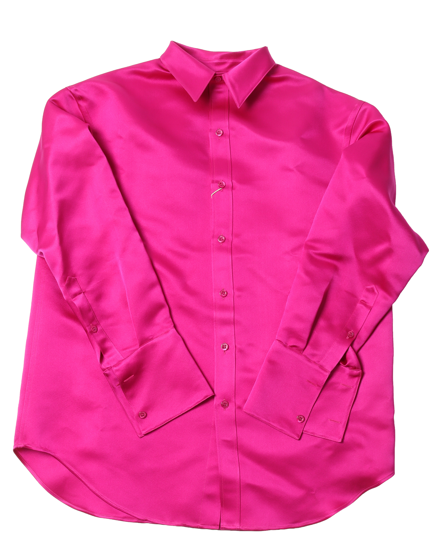 Oversized Silk Dress Shirt