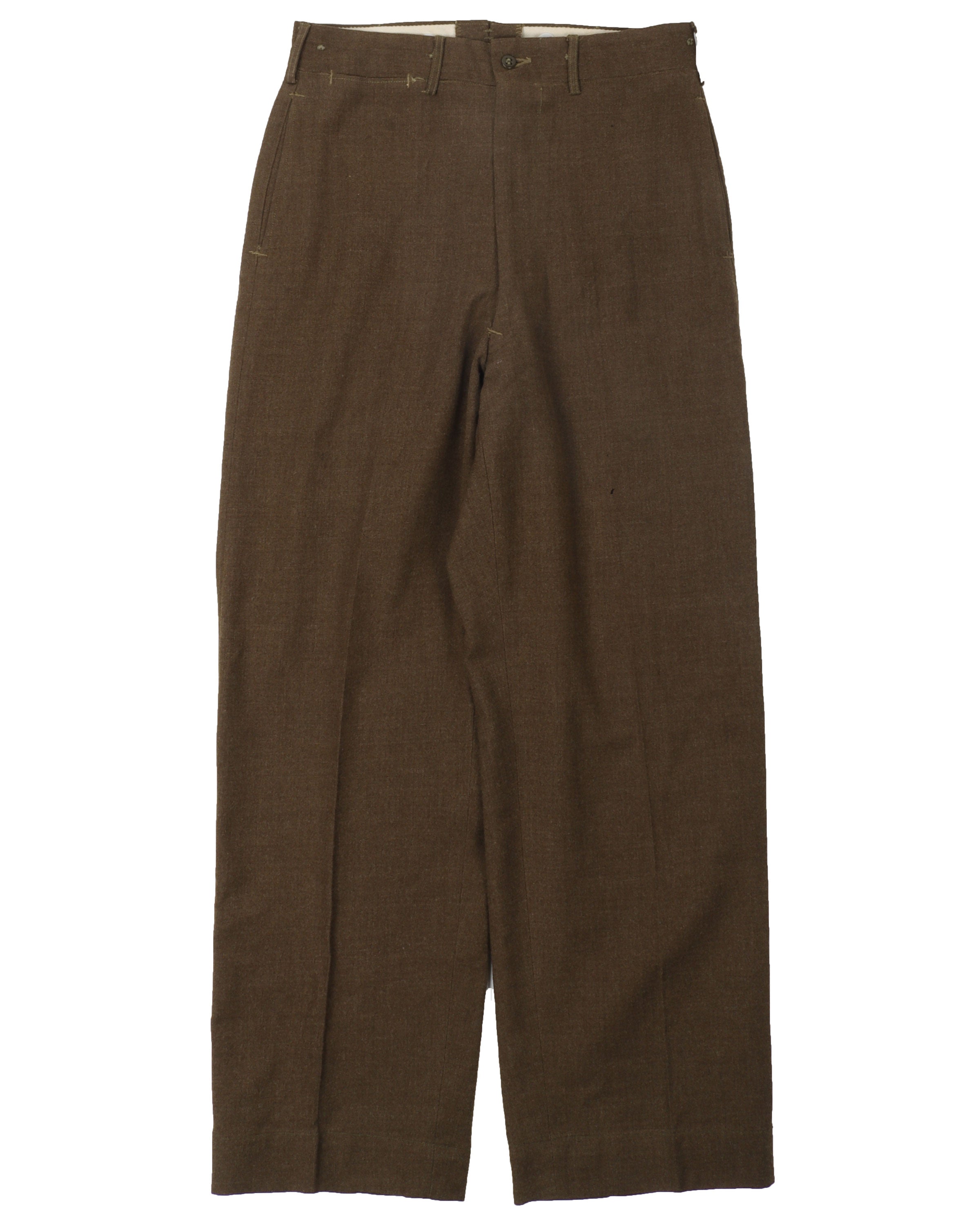 Vintage Pleated Wool Slacks