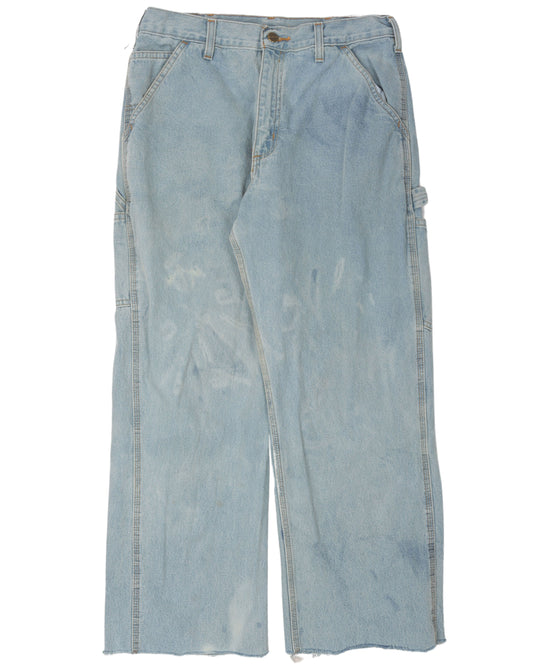 Carhartt Hemmed Denim Carpenter Pants
