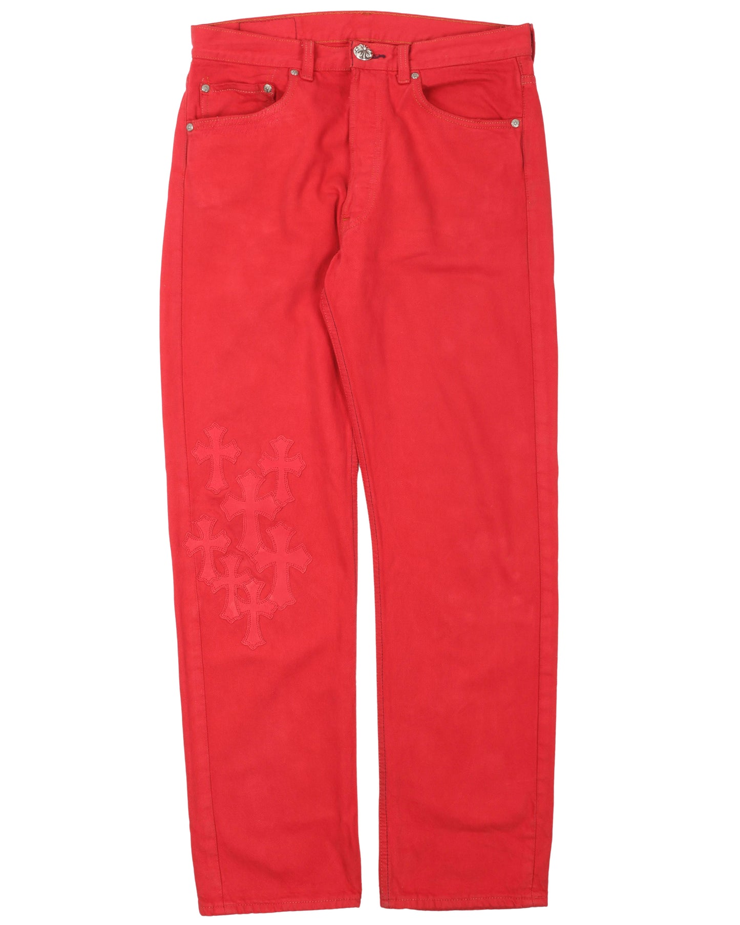 Levi's Leather Cross Dyed Jeans