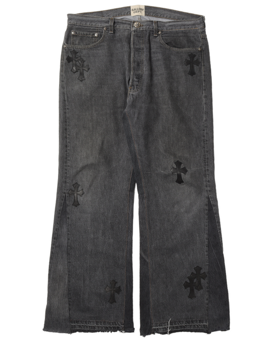 Gallery Dept. "La Flare" Levi's Cross Patch Denim