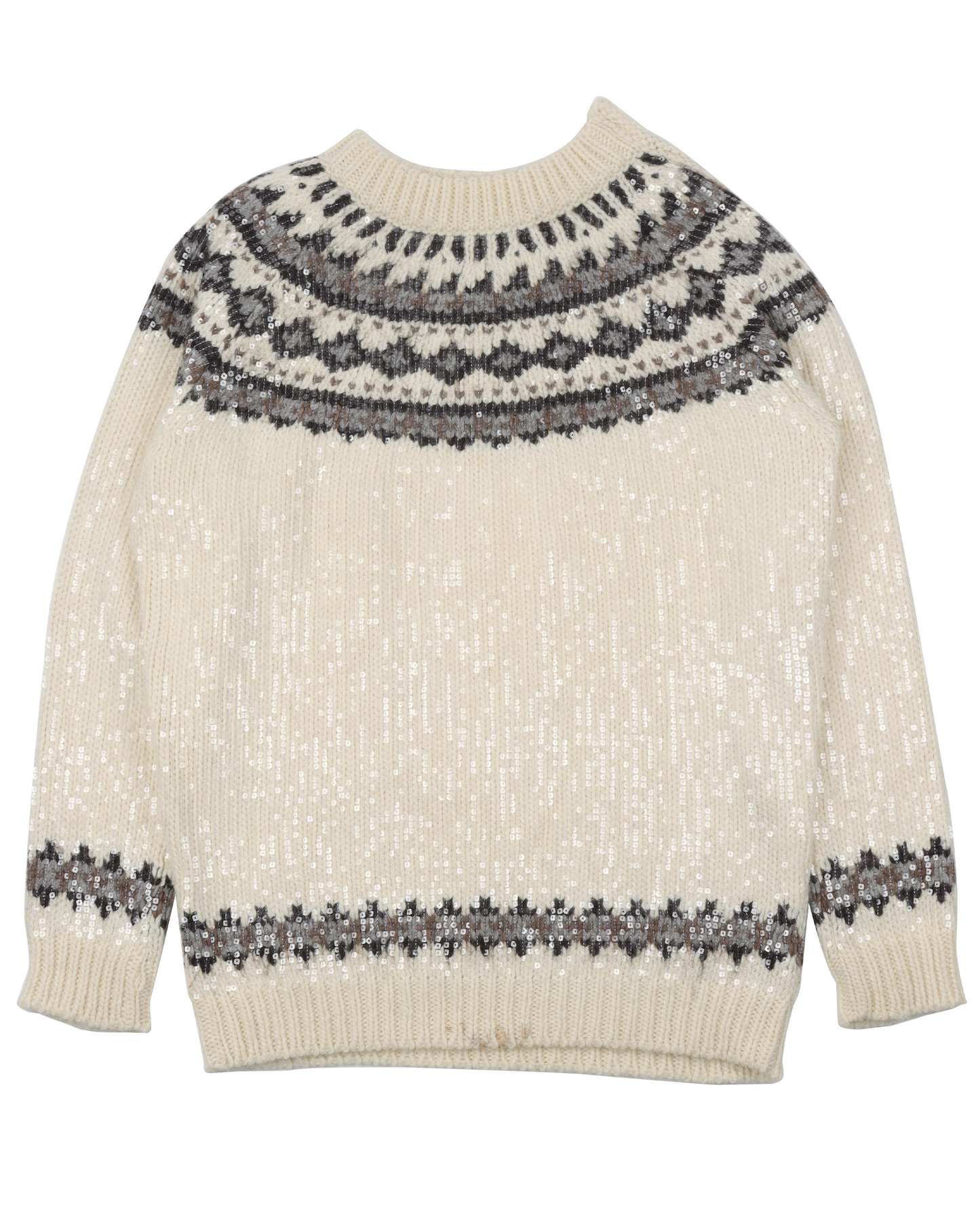 Fair Isle Runway Sequin Sweater (FW13)