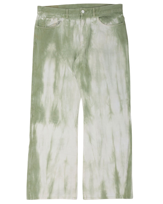 SS19 Plain Rainbow Tie Dye Flared Jeans