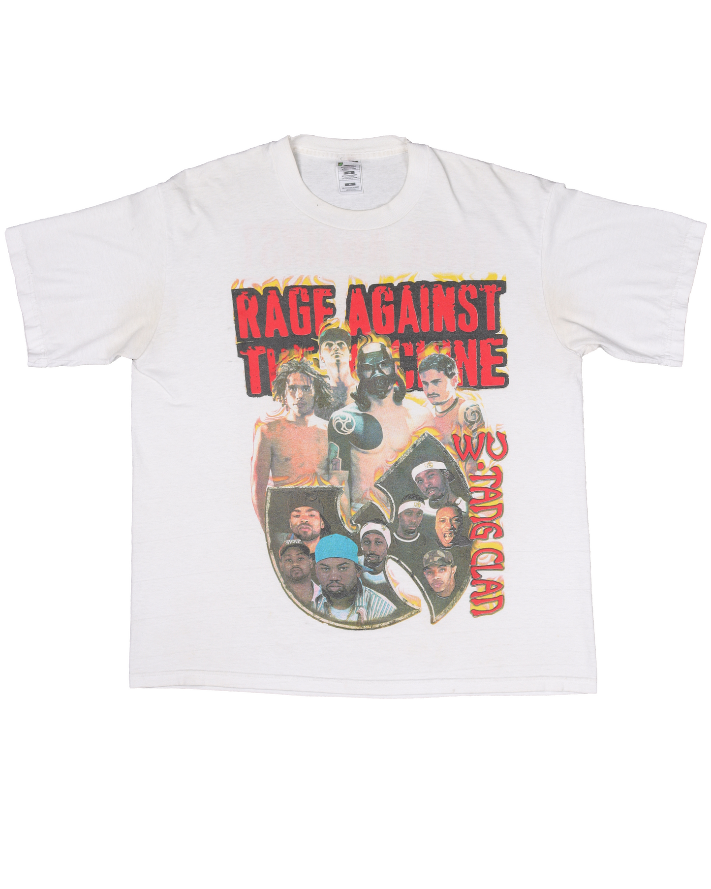 Wu-Tang Clan Rage Against the Machine 1997 Tour T-Shirt