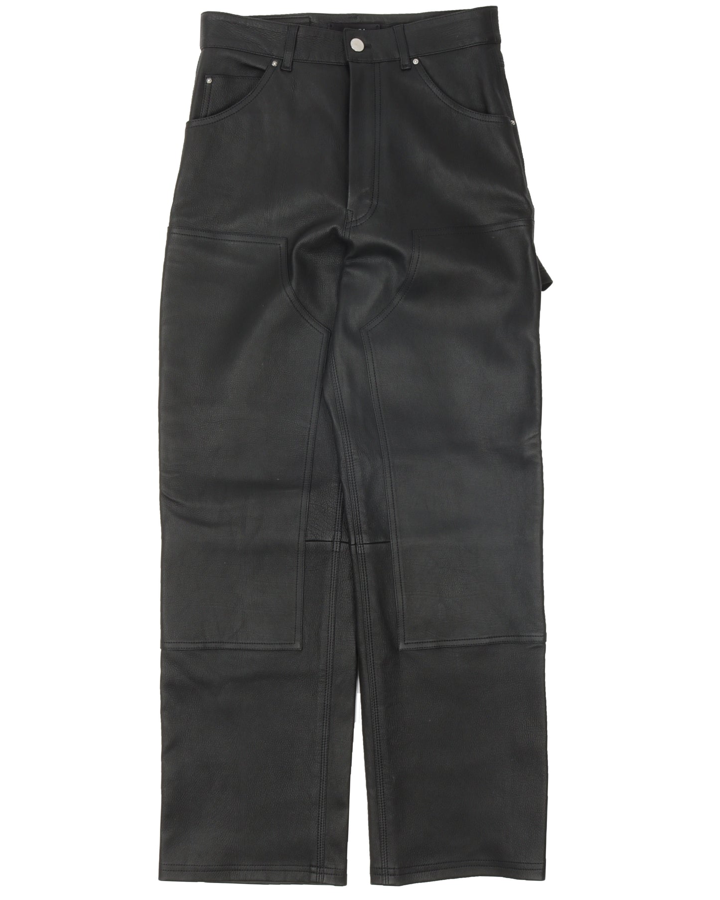 Leather Double Knee Pants