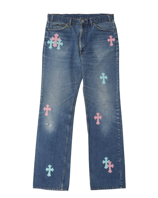 Levi's Multicolor (Aspen) Cross Patch Denim