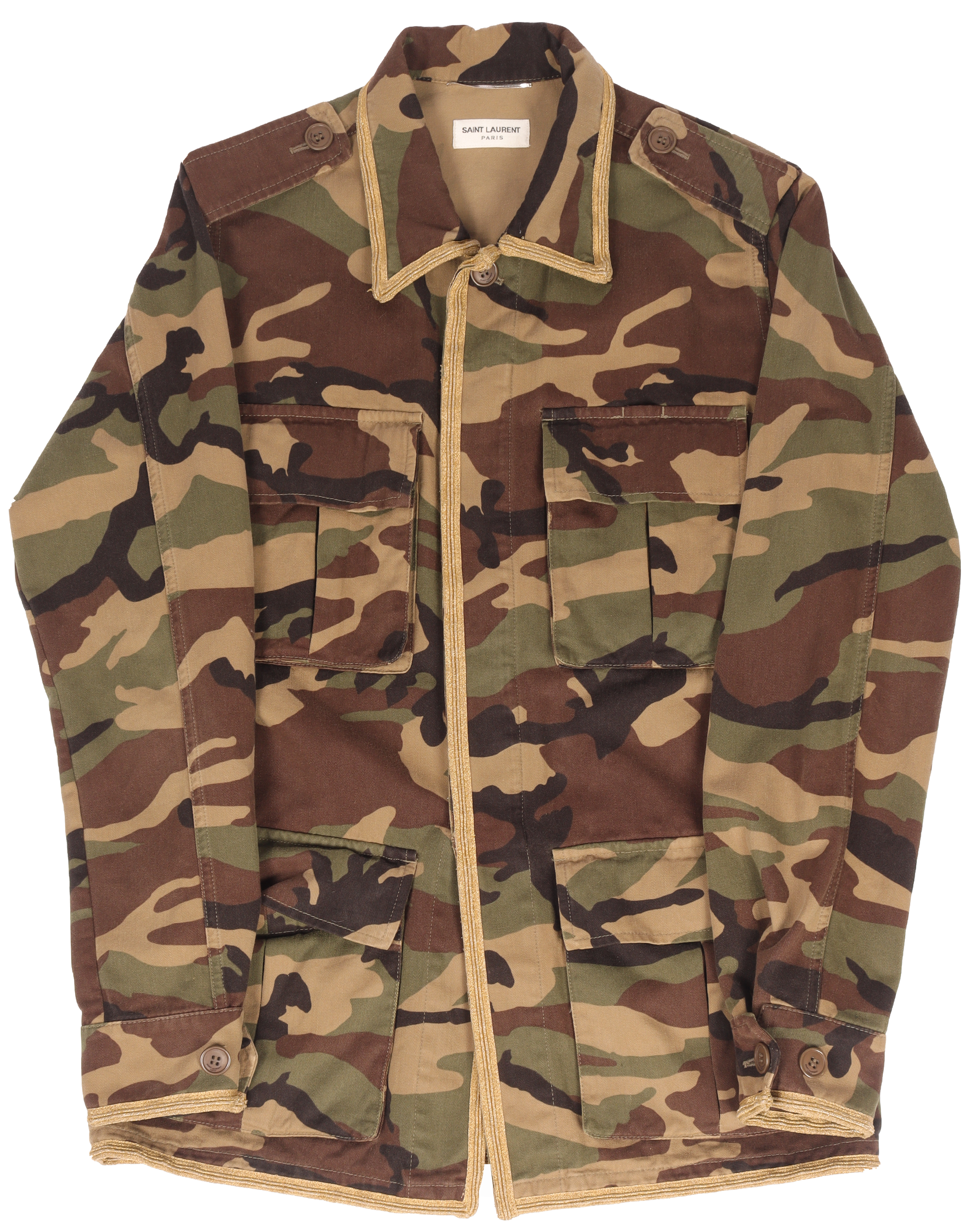 Saint laurent camouflage jacket outlet