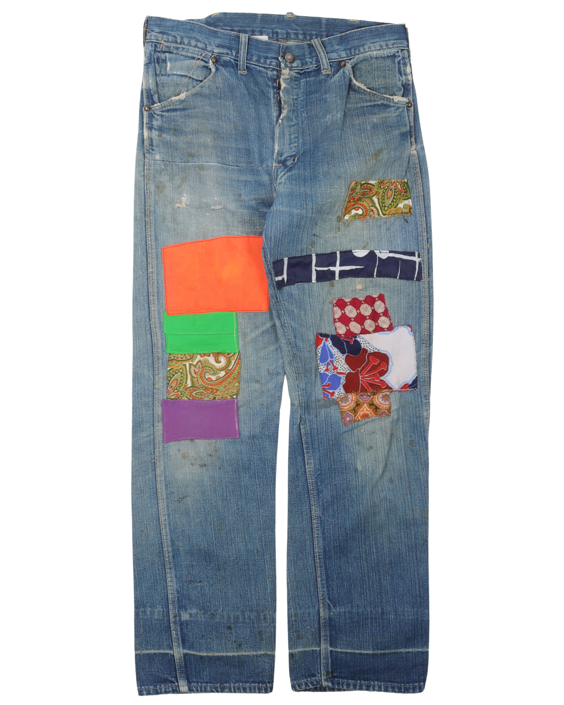 Vintage Patch Work Jeans