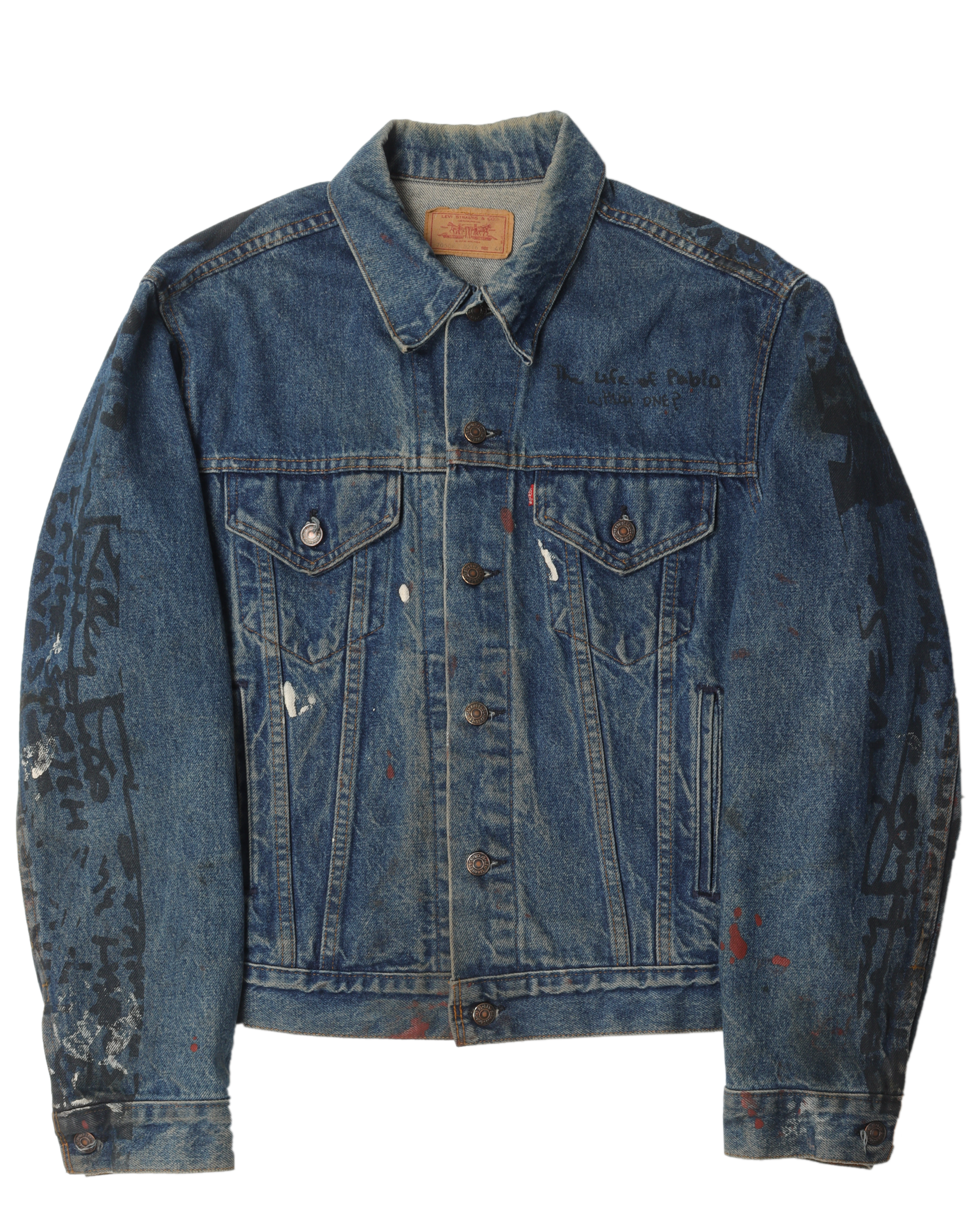 Kanye West Levis Denim Jacket Life of Pablo Notepad