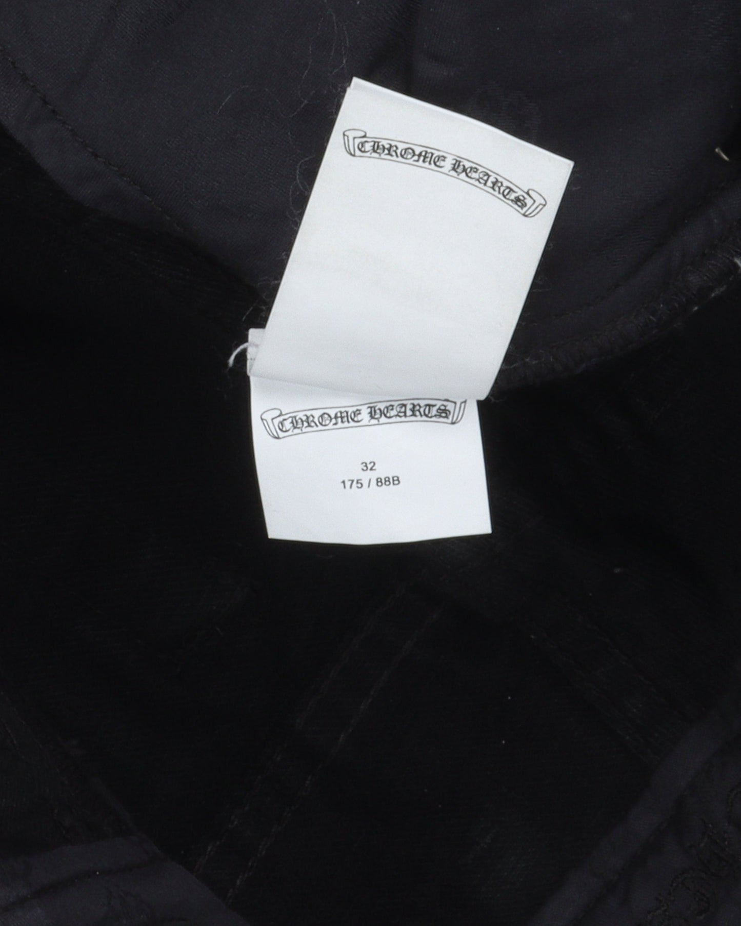 Checkered Cross Patch Fleur-Knee Jeans w/ 34 Cross Patches