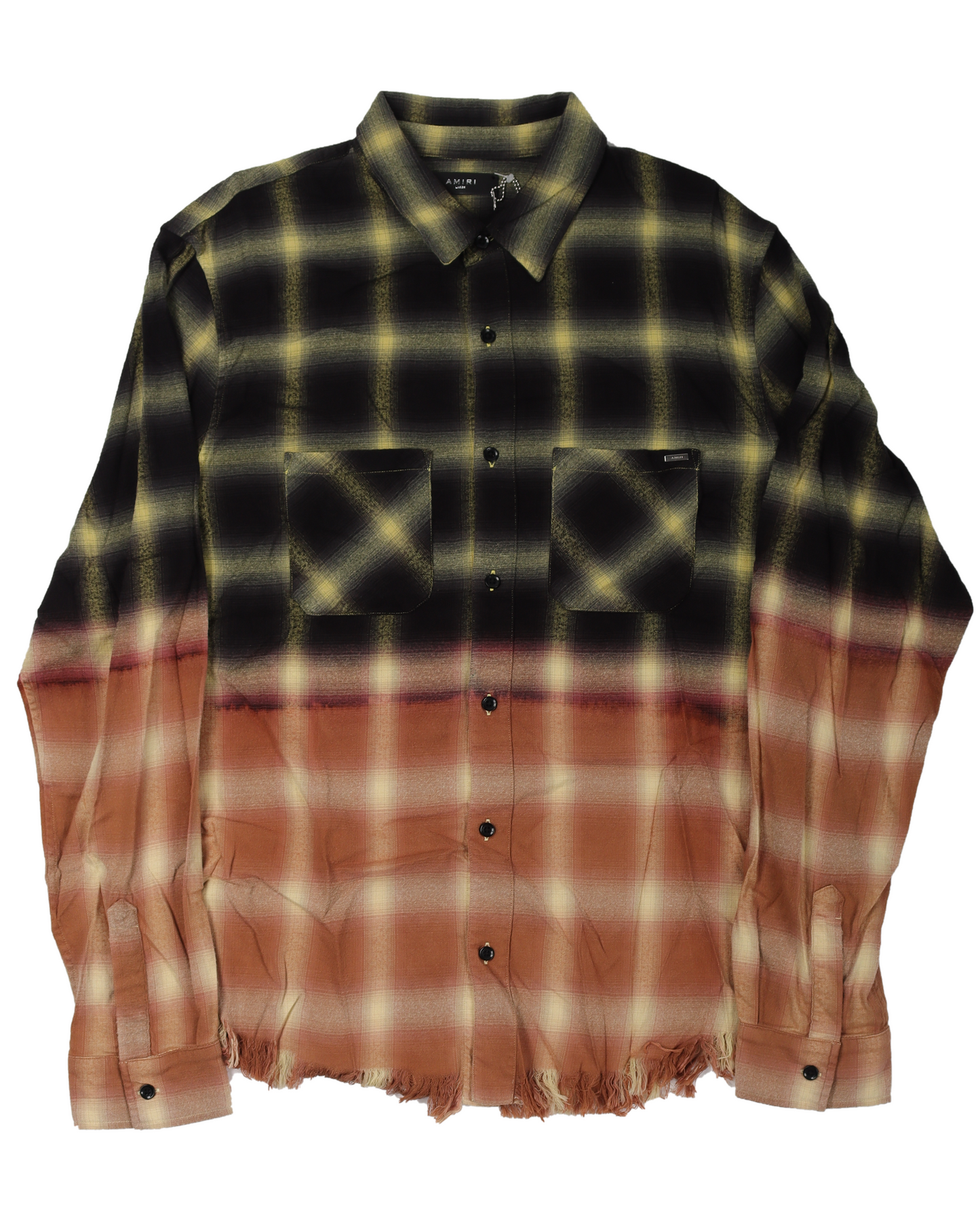 Bleached Shadow Plaid Shirt