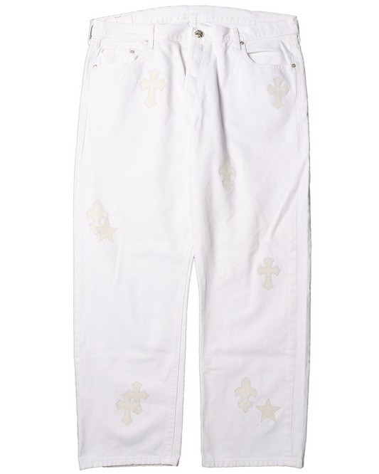 Levi's Cross Patch Denim Jeans St. Barts Exclusive