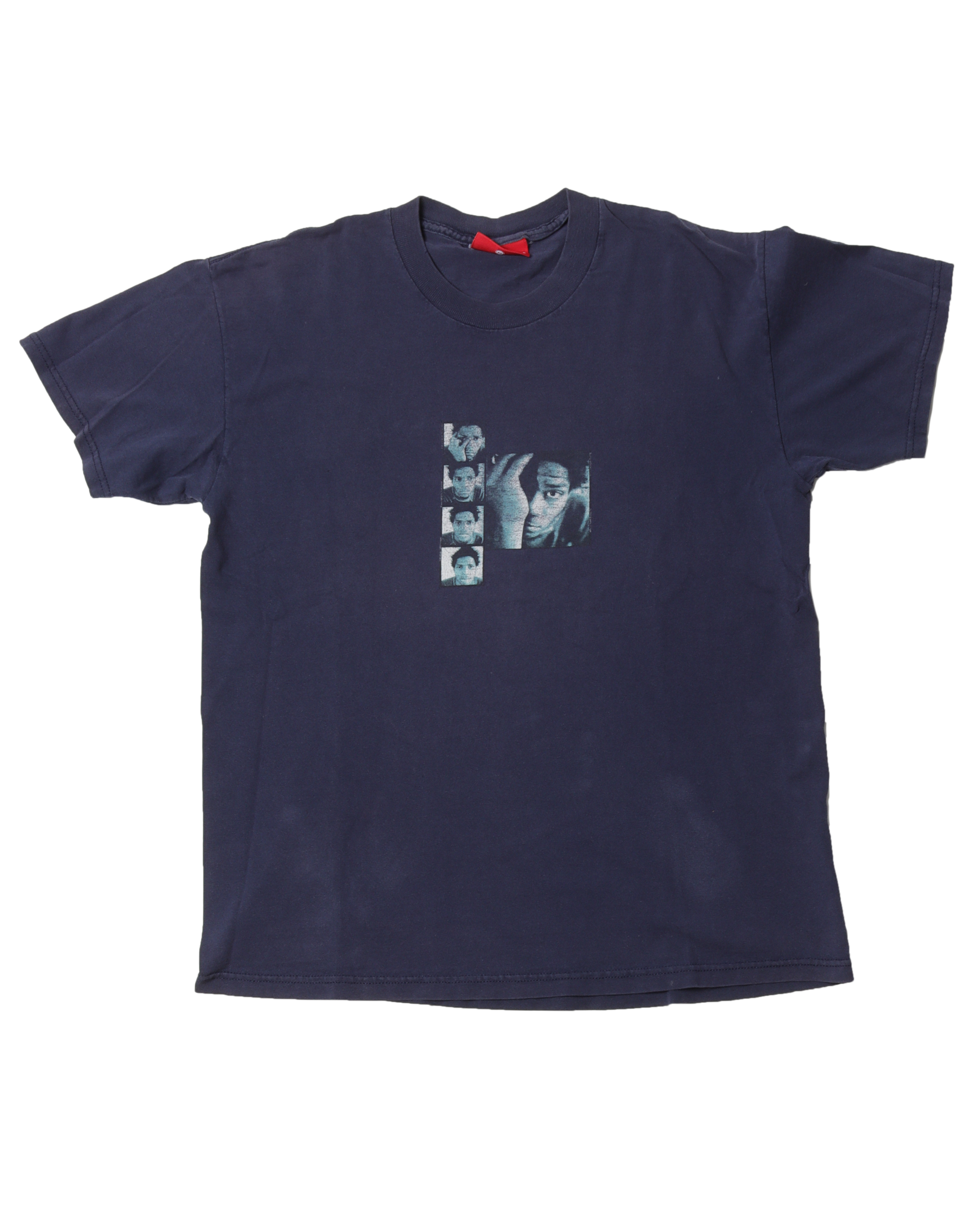 Supreme 1996 Ari Marcopoulos x Jean Michel Basquiat Navy T Shirt