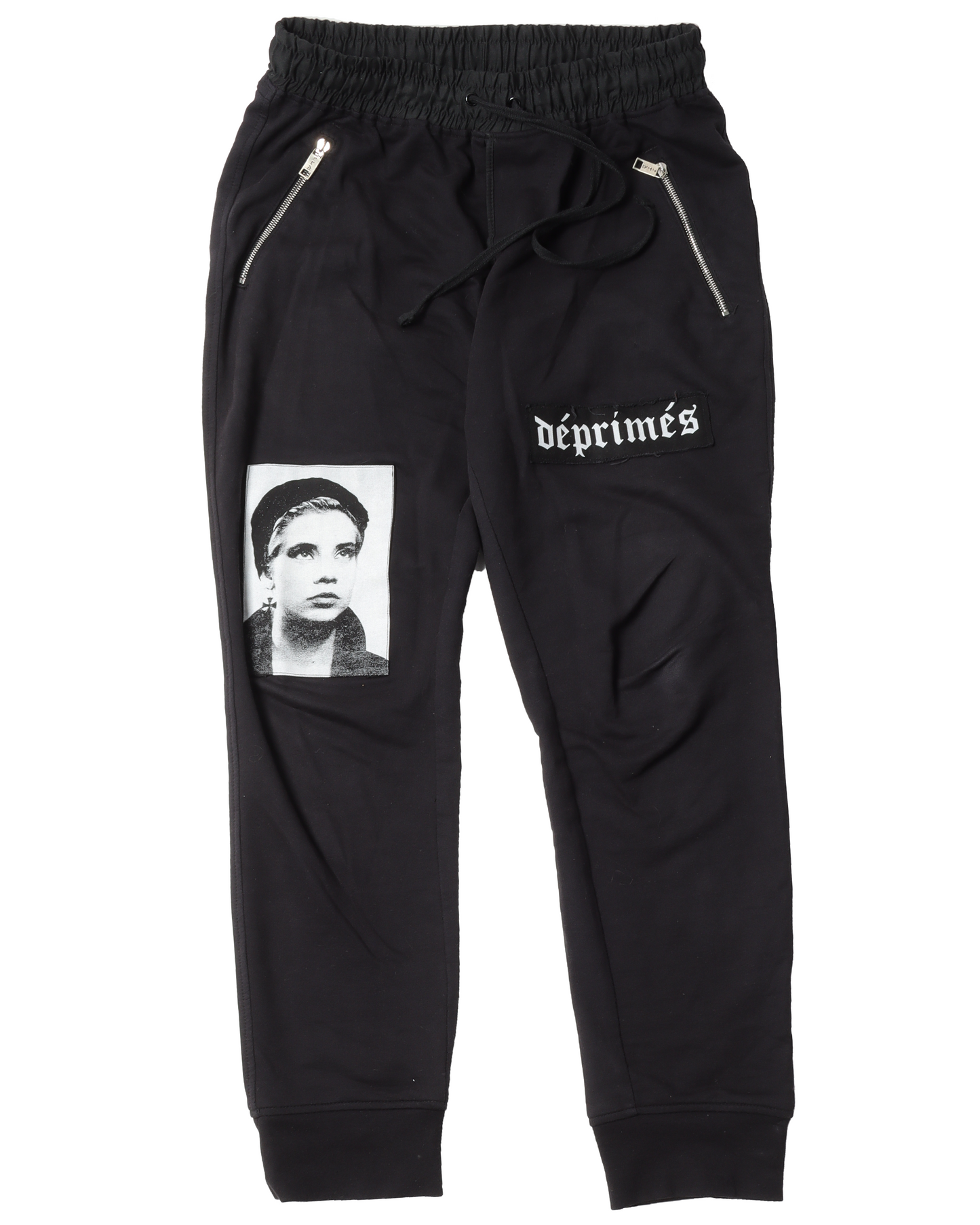 Patched Sweat Pants
