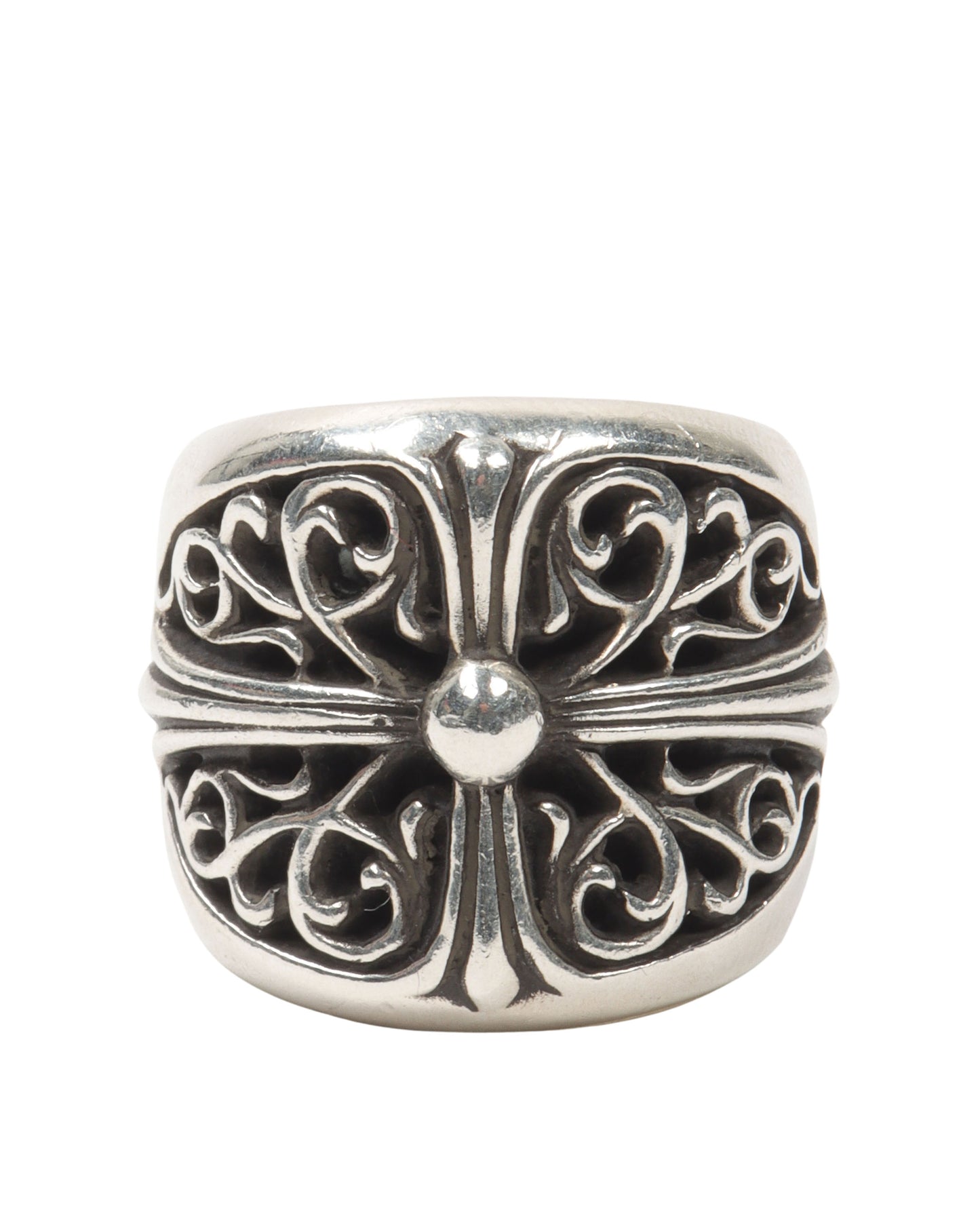 Oval Cross Ring