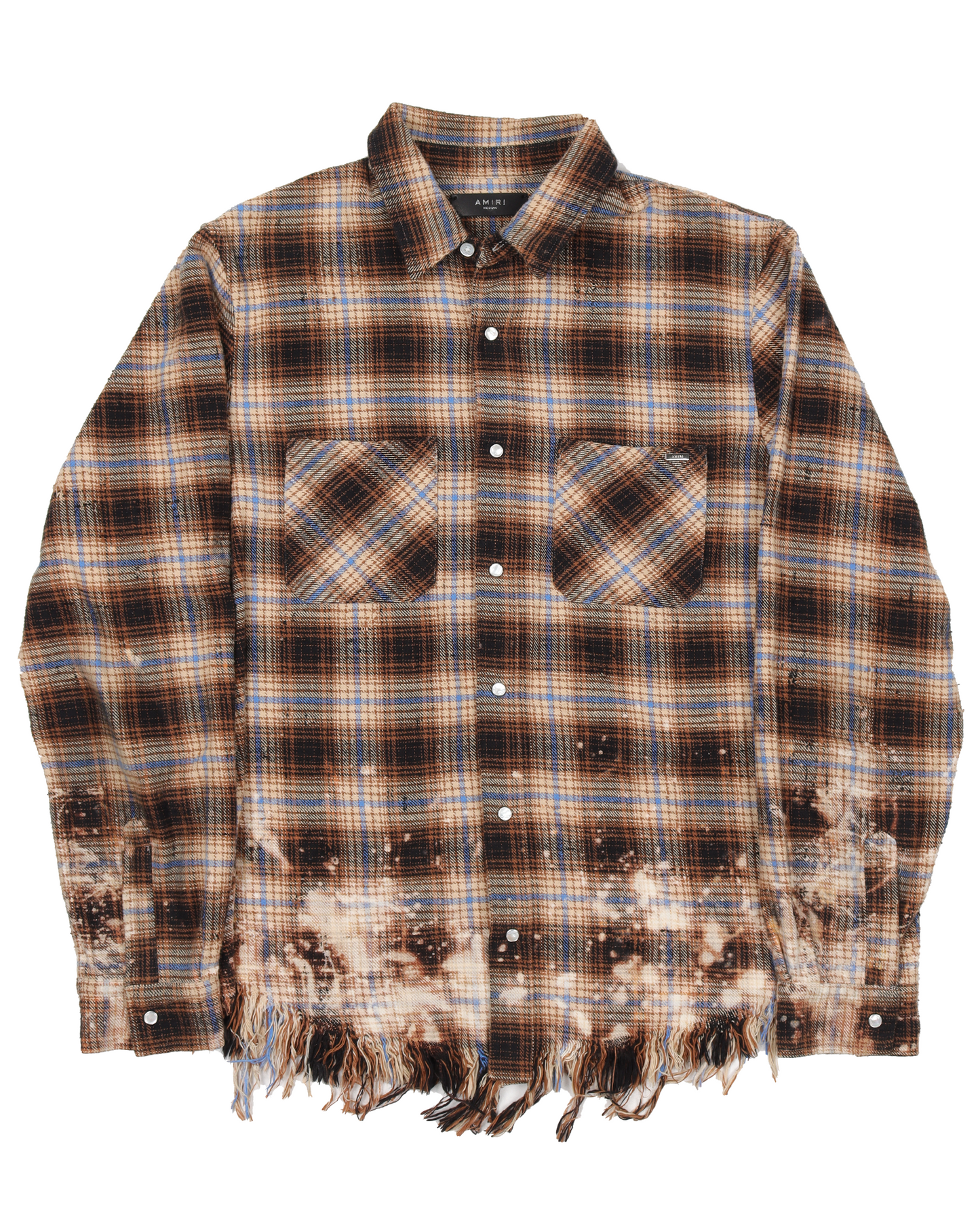 Beige Bleached Flannel Shirt