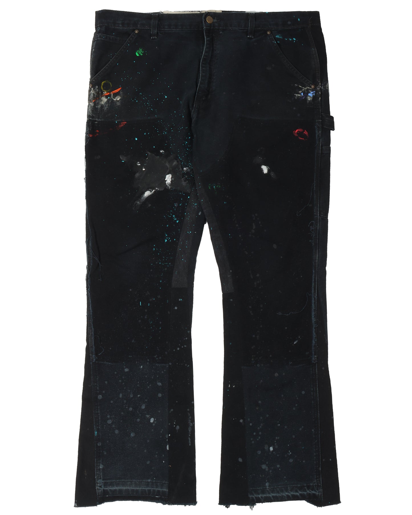 Black Carpenter Flare Pants