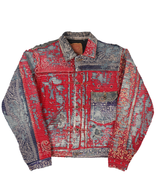 Patchwork Boro Repair Denim Jacket (MR. PORTER Exclusive)